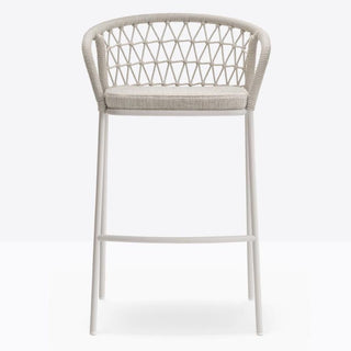 Pedrali Panarea 3678 stool with cushion for outdoor use - Buy now on ShopDecor - Discover the best products by PEDRALI design