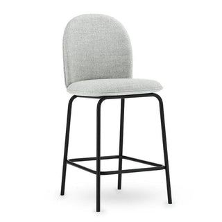 Normann Copenhagen Ace stool full upholstery black steel and seat h. 65 cm. - Buy now on ShopDecor - Discover the best products by NORMANN COPENHAGEN design