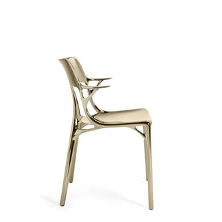Kartell A.I. metallized chair for indoor use - Buy now on ShopDecor - Discover the best products by KARTELL design
