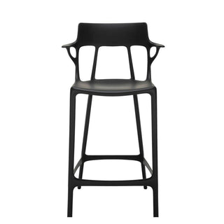 Kartell A.I. stool with seat h. 65 cm. for indoor/outdoor use Kartell Black NE - Buy now on ShopDecor - Discover the best products by KARTELL design