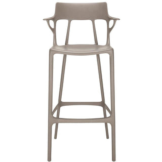 Kartell A.I. stool with seat h. 75 cm. for indoor/outdoor use Kartell Grey GR - Buy now on ShopDecor - Discover the best products by KARTELL design
