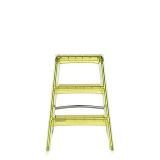 Kartell Upper folding step ladder with chromed steel structure - Buy now on ShopDecor - Discover the best products by KARTELL design