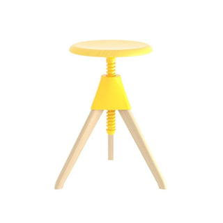 Magis The Wild Bunch Jerry stool in beech Magis Yellow 1784C - Buy now on ShopDecor - Discover the best products by MAGIS design