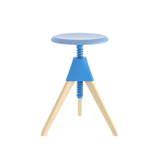 Magis The Wild Bunch Jerry stool in beech Magis Light blue 1781C - Buy now on ShopDecor - Discover the best products by MAGIS design