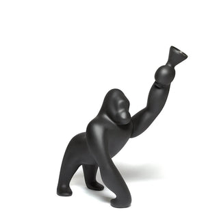 Qeeboo Kong XS Lamp in the shape of a gorrilla Black - Buy now on ShopDecor - Discover the best products by QEEBOO design