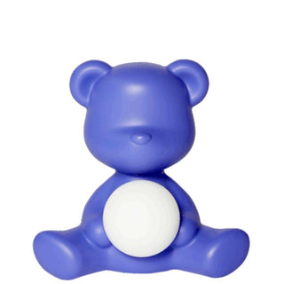 Qeeboo Teddy Girl LED table lamp in polyethylene Qeeboo Violet - Buy now on ShopDecor - Discover the best products by QEEBOO design