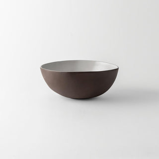 Schönhuber Franchi Grès Bicolor raw cup big brown/white - Buy now on ShopDecor - Discover the best products by SCHÖNHUBER FRANCHI design