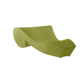Slide Rococo' Chaise Longue Polyethylene by Gianni Arnaudo Slide Lime green FR - Buy now on ShopDecor - Discover the best products by SLIDE design