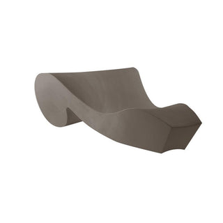 Slide Rococo' Chaise Longue Polyethylene by Gianni Arnaudo Slide Argil grey FJ - Buy now on ShopDecor - Discover the best products by SLIDE design