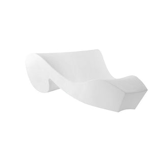 Slide Rococo' Chaise Longue Polyethylene by Gianni Arnaudo Slide Milky white FT - Buy now on ShopDecor - Discover the best products by SLIDE design