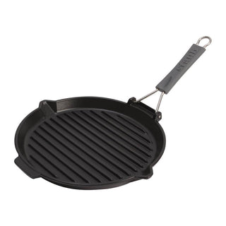 Staub Round Grill Pan diam.27 cm Black - Buy now on ShopDecor - Discover the best products by STAUB design