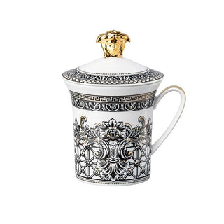 Versace meets Rosenthal 30 Years Mug Collection Marqueterie mug with lid - Buy now on ShopDecor - Discover the best products by VERSACE HOME design