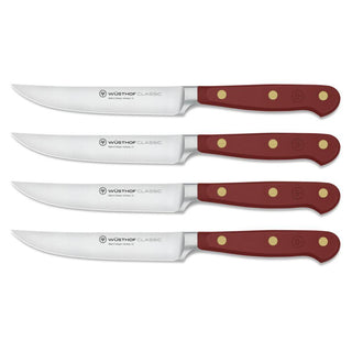 Wusthof Classic Color 4-piece steak knife set 12 cm. Wusthof Tasty Sumac - Buy now on ShopDecor - Discover the best products by WÜSTHOF design